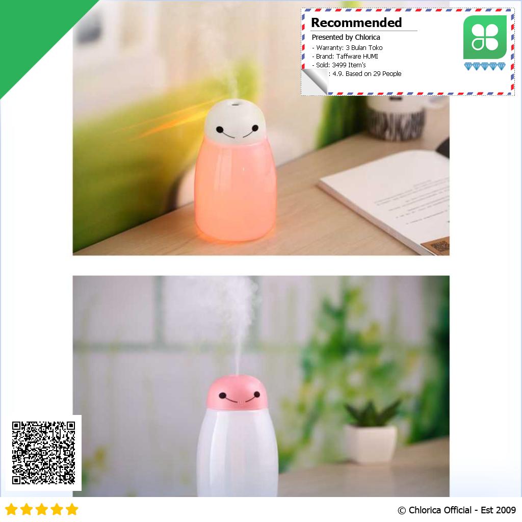 Taffware HUMI Baymax Mini Humidifier Aromatherapy RGB USB 400ml H803