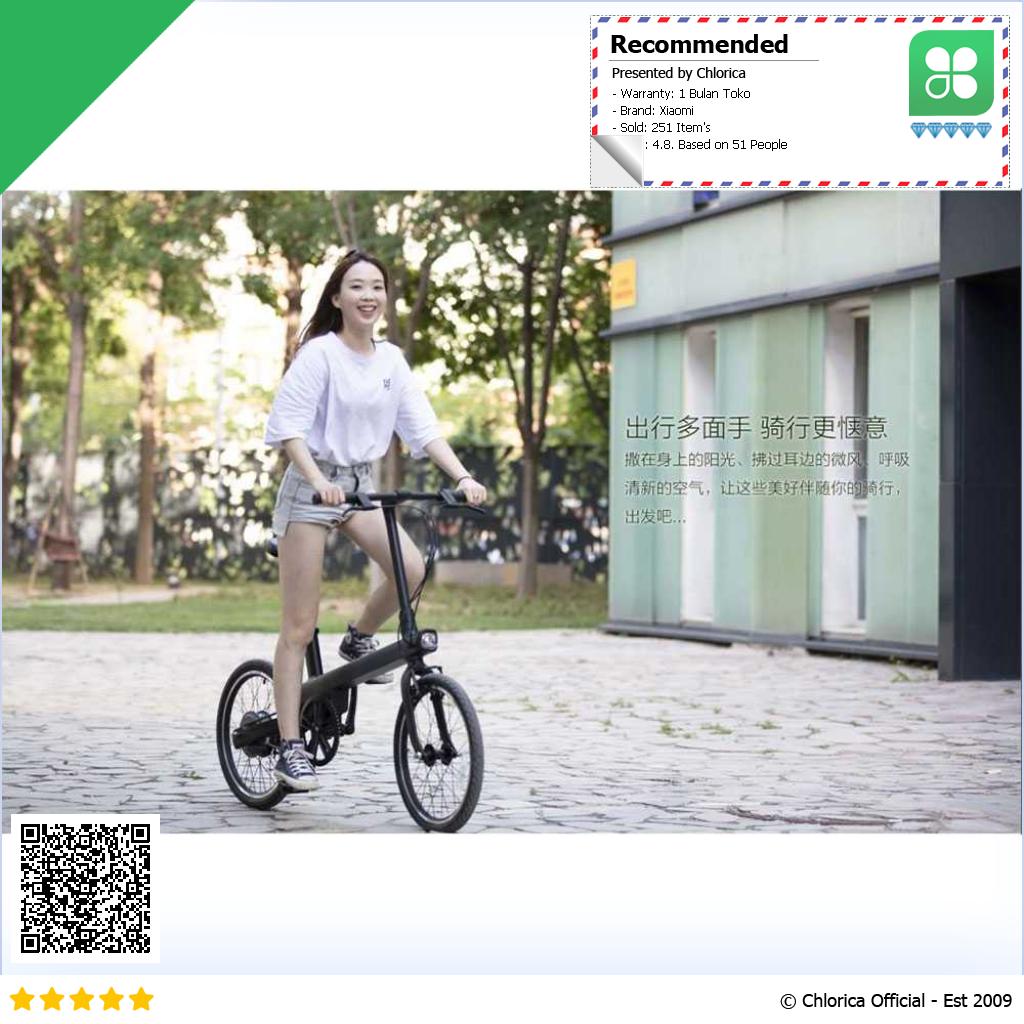 Xiaomi QiCycle EC1 Sepeda Listrik Smart Bike Moped 20 Inch TDP02Z