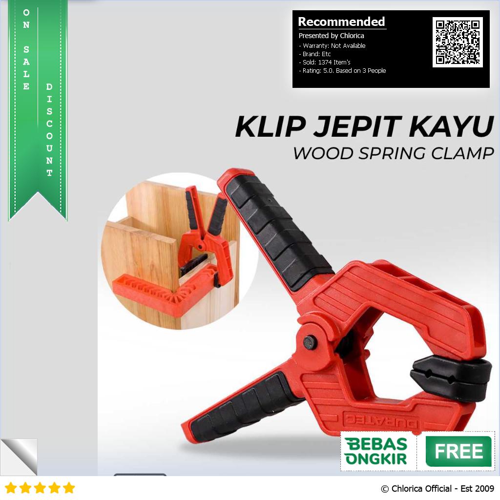 DURATEC Klip Jepit Kayu Spring Clamp Strong Wood Carpenter S825