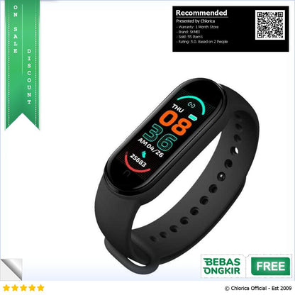 SKMEI Smartwatch Sport Fitness Tracker Heart Rate M6