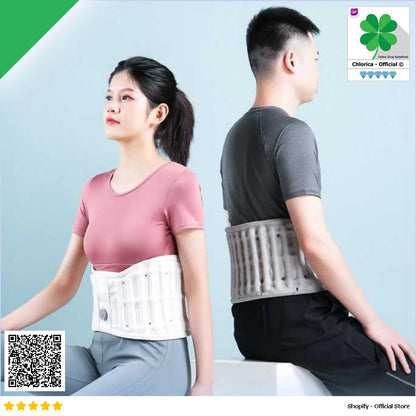 KULAX Lumbar Back Support Heat Manset Terapi Tulang Belakang PMA D30