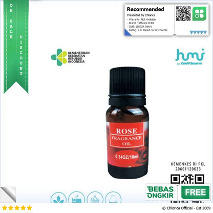 Taffware HUMI RHJY Pure Essential Oils Minyak Aromatherapy 10ml TSLM1