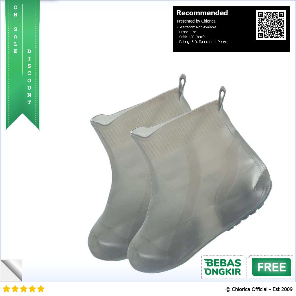 JIANG XI HUA XIAN ZI Jas Hujan Cover Sepatu Anti Air TPE Non Slip Y609