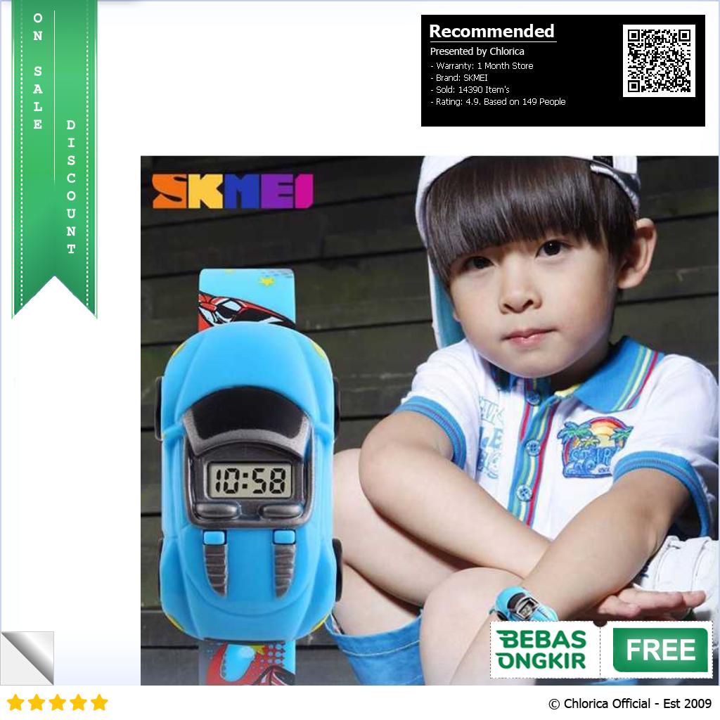 SKMEI Jam Tangan LED Anak Anak Bentuk Mobil DG1241