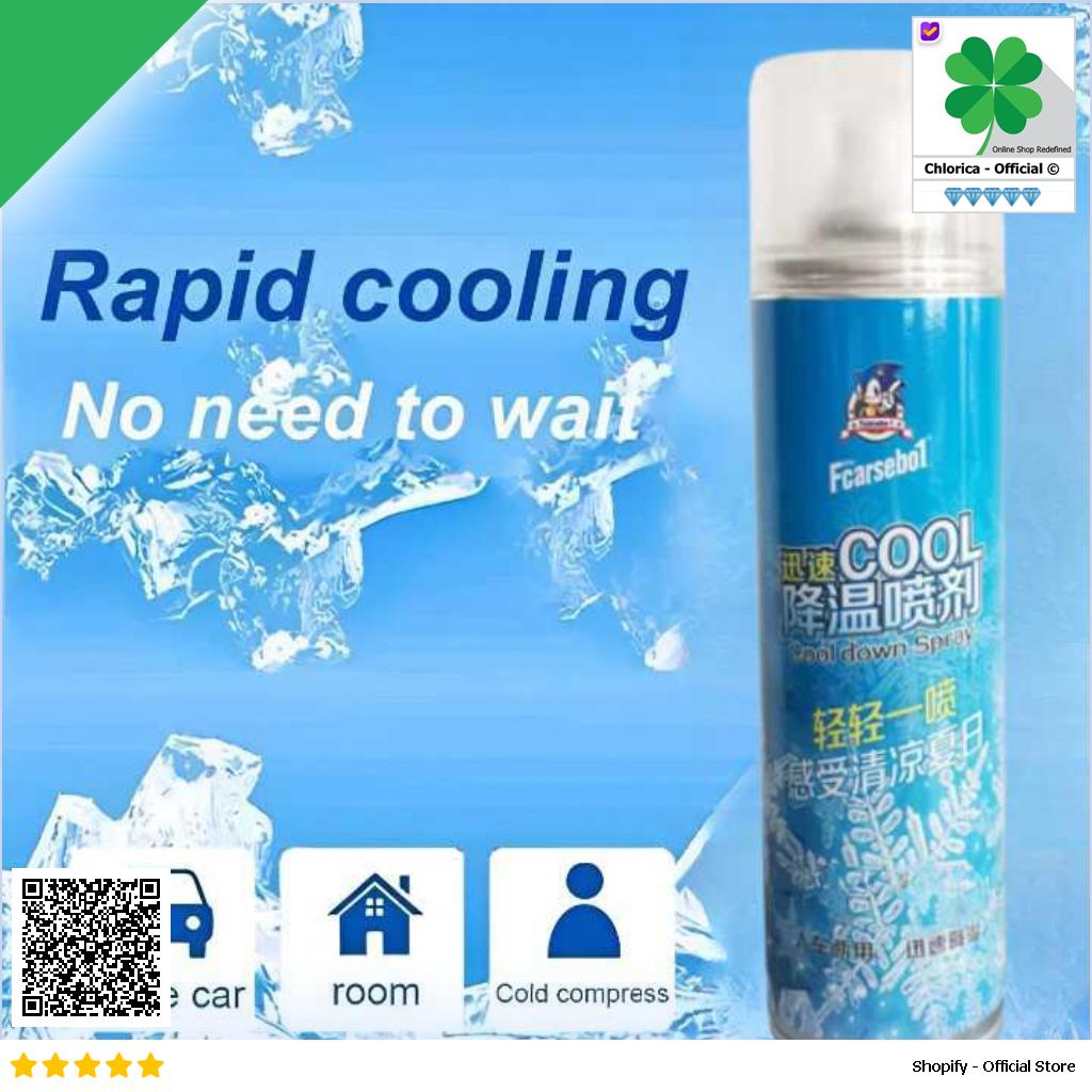 Fcarsebo1 Semprotan Dingin Multifungsi Car Rapid Cooling Spray 350ml FC350