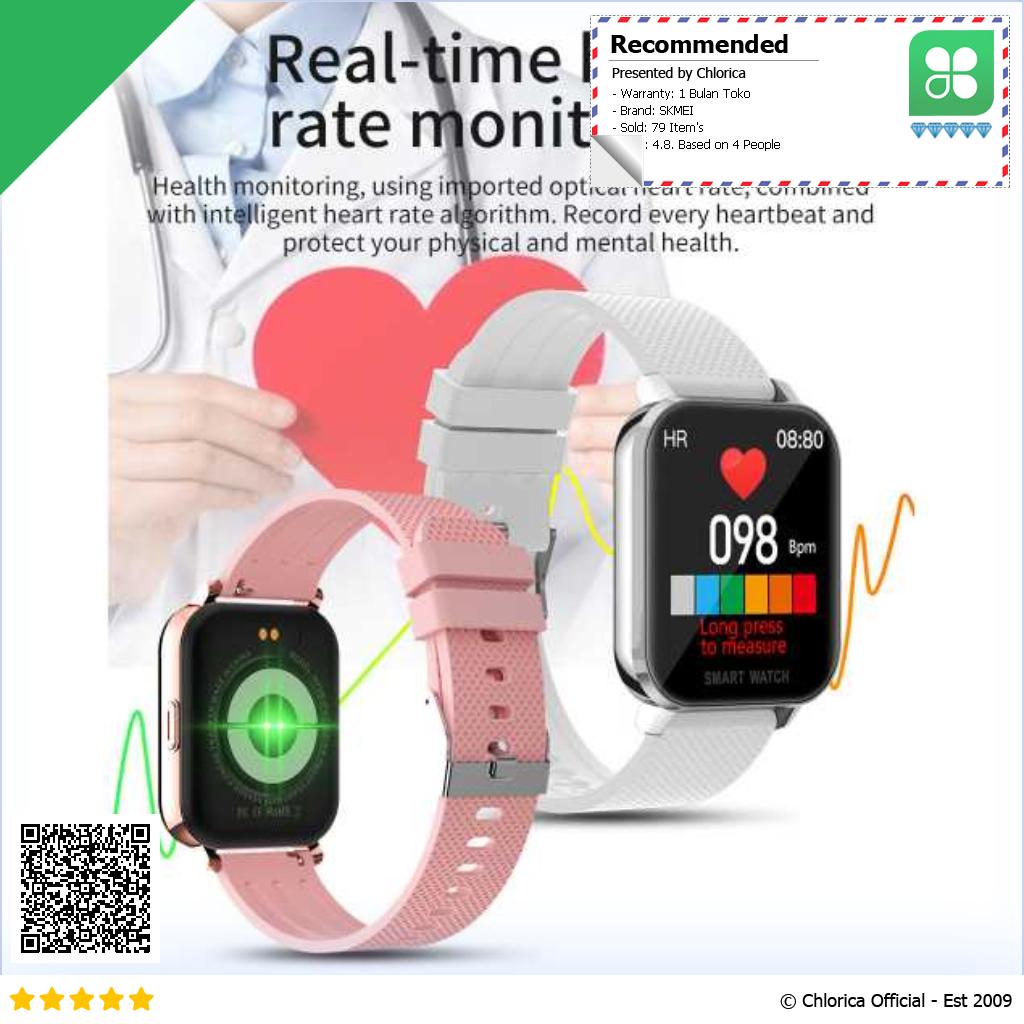 SKMEI Smartwatch Heart Rate Blood Oxygen Stainless Steel MT28S