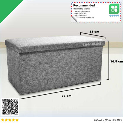 TaffHOME Sofa Kotak Penyimpanan Barang Foldable Storage L1705