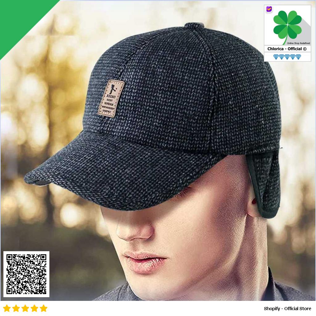 EDIKO Topi Baseball Unisex Cap Ear Warm Protection Penutup Telinga K515