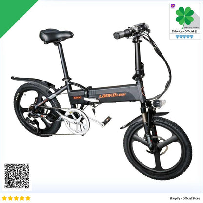 Lankeleisi Sepeda Listrik Lipat Folding Bike Moped 48V 10Ah G300