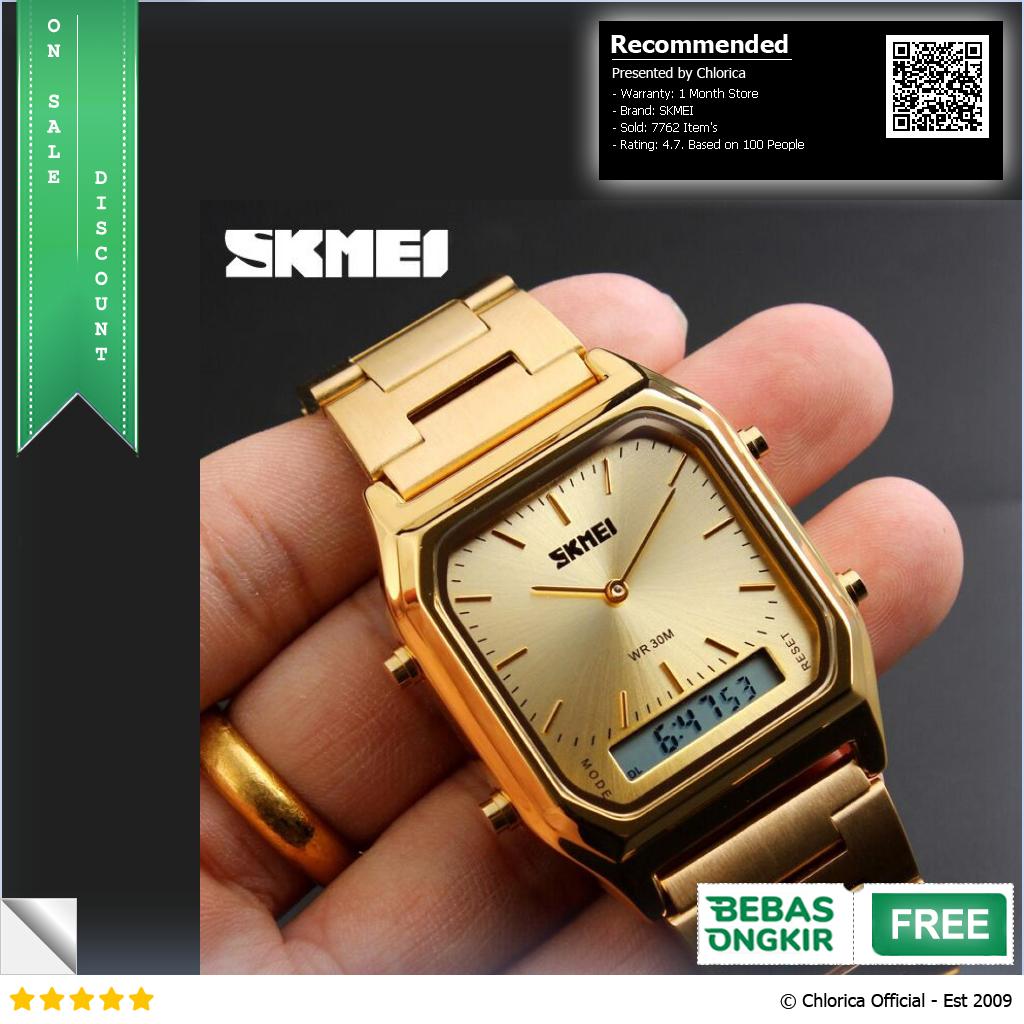 SKMEI Jam Tangan Premium Digital Analog Pria Anti Air 30M 1220