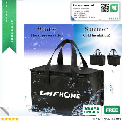 TaffHOME Tas Pendingin Makanan Cooler Bag Thermal Insulated Bag S1524