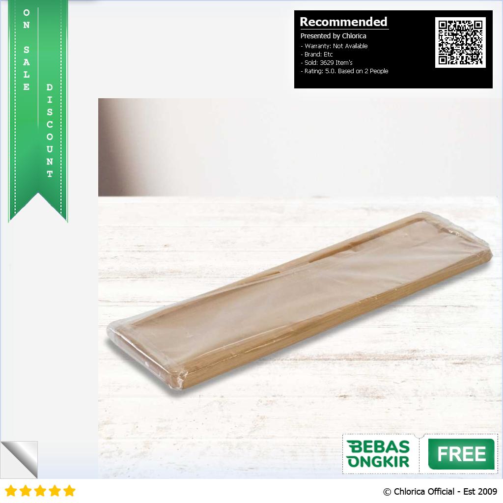 WITUSE Alas Tatakan Pot Tanaman Minimalis Persegi Panjang Bamboo Tray EQF301