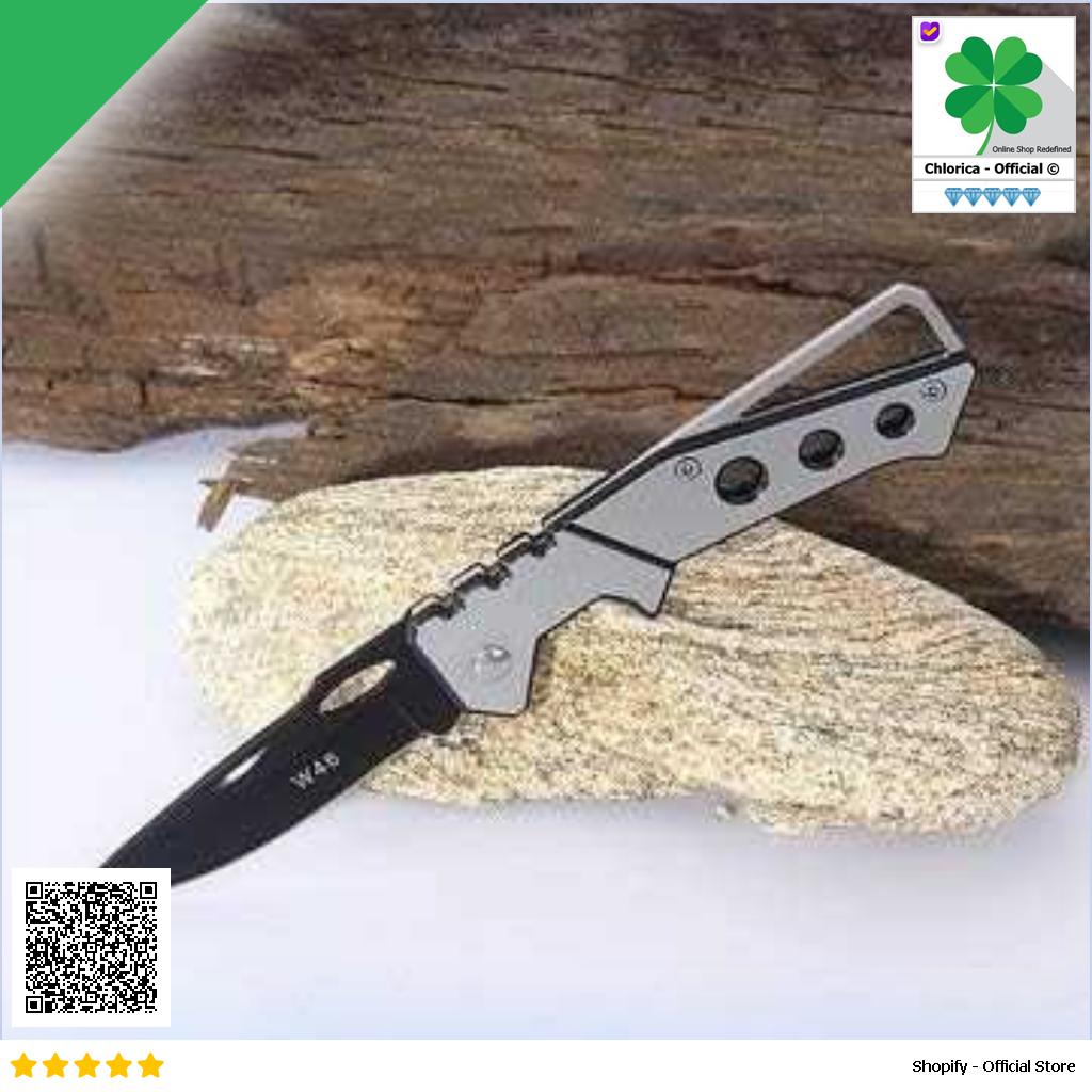 KNIFEZER Pisau Saku Lipat Mini Serbaguna Portable Knife Survival W46