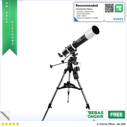 CELESTRON Astronomical Telescope Teropong Bintang Deluxe 90EQ