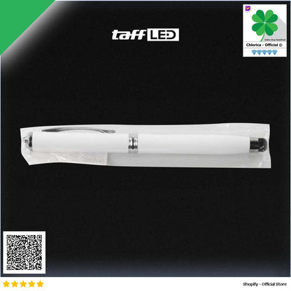 TaffLED Pulpen 4 in 1 Senter Laser Pointer Pen dan Stylus Tinta Hitam T0054