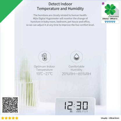 Xiaomi Mijia E Ink Thermometer Hygrometer Sensor Bluetooth LYWSD02MMC