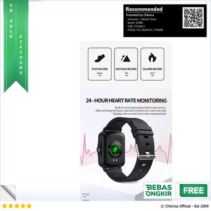 SKMEI Smartwatch Sport Fitness Tracker Heart Rate PT One