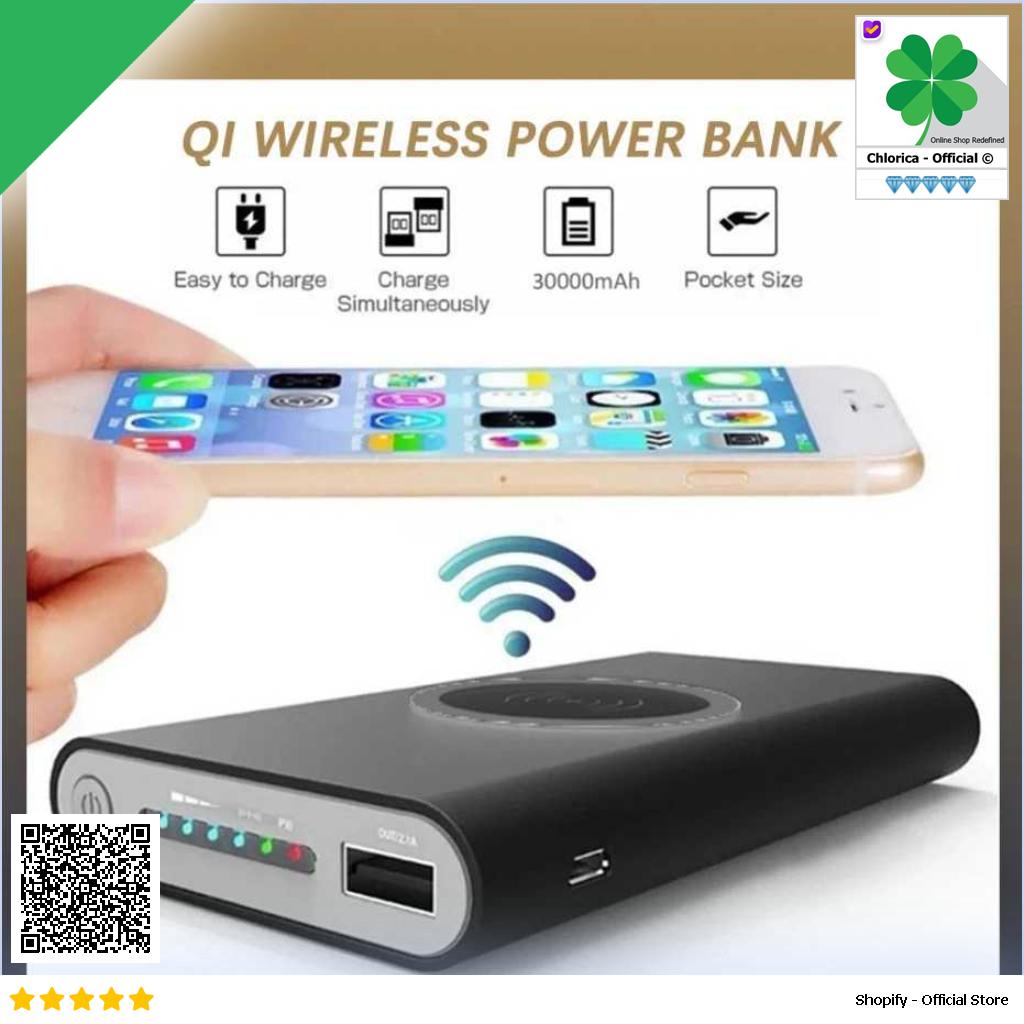 Power Bank Qi Wireless Charging Pad 3 Port 2.1A 10000mAh 042