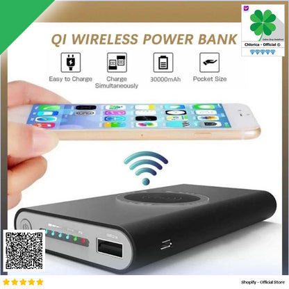 Power Bank Qi Wireless Charging Pad 3 Port 2.1A 10000mAh 042