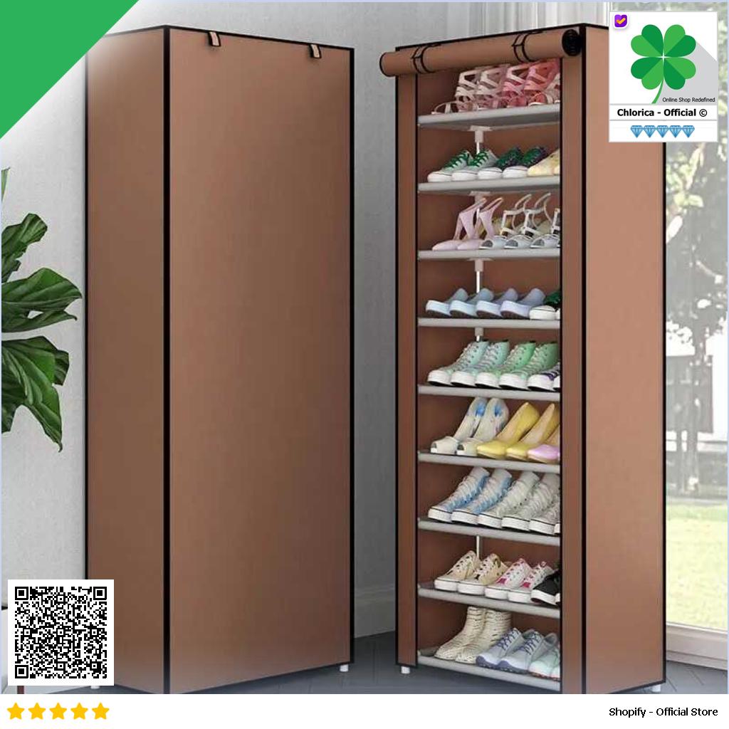 BKZ Rak Sepatu Sandal Multilayer Shoe Rack Cloth Storage F10