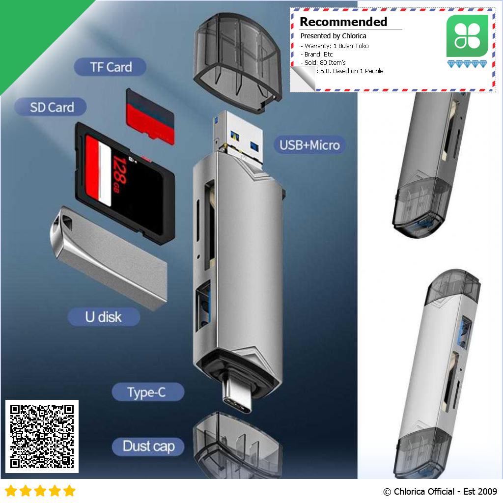 ZXX 5 in 1 Type C Micro SD Card Reader USB 3.0 Z61