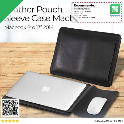 Pouch Leather Sleeve Case Macbook Pro CNC42