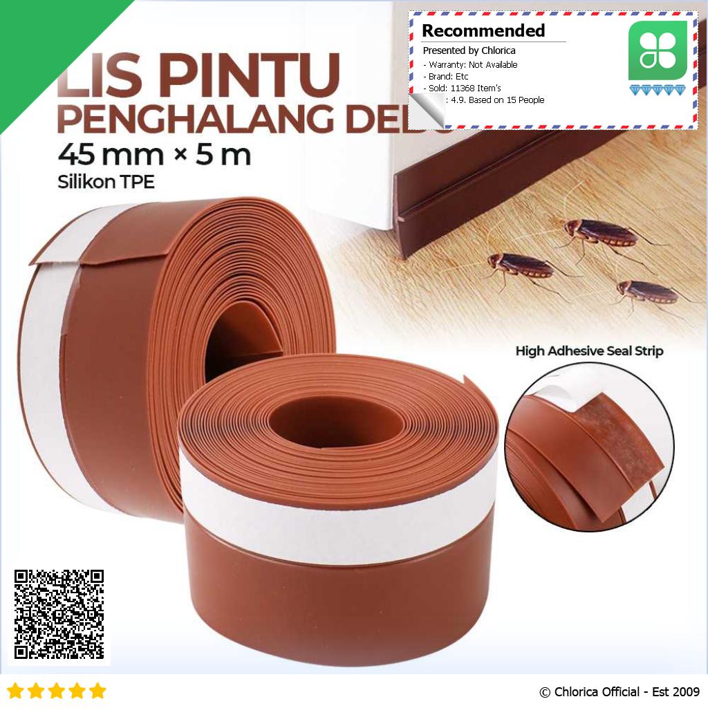 KALYNN Lis Pintu Penghalang Debu Door Seal Strip Silicone TPE EACC25