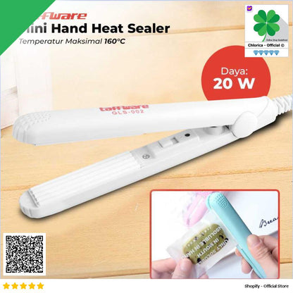 Taffware Mini Hand Heat Sealer Plastik Sealing Machine 20W GLS 002