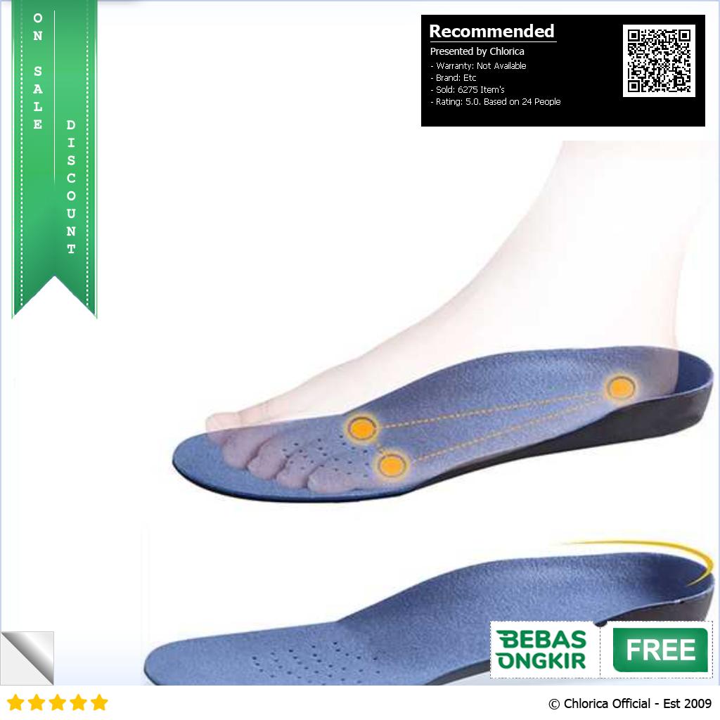 Insole Sepatu Alas Kaki Orthopedic EVA Flatfoot Massage E003