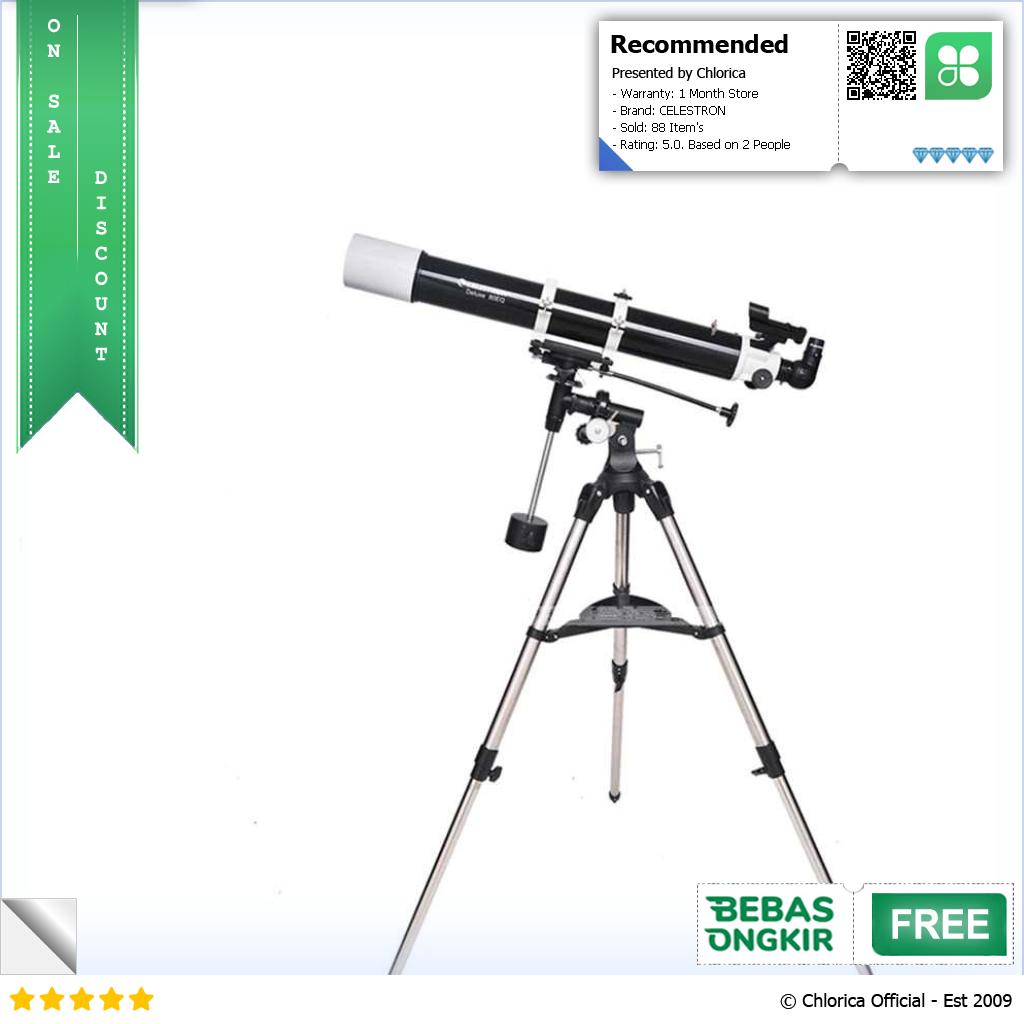 CELESTRON Teropong Bintang Astronomical Telescope Deluxe 80EQ