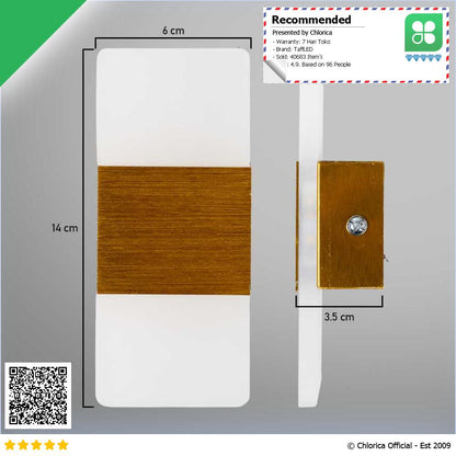 TaffLED Lampu Dinding Hias LED Corridor Light 3W Warm White 3000K F0011