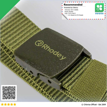 Rhodey Tali Ikat Pinggang Pria Anti Xray Plastik Automatic Buckle 899