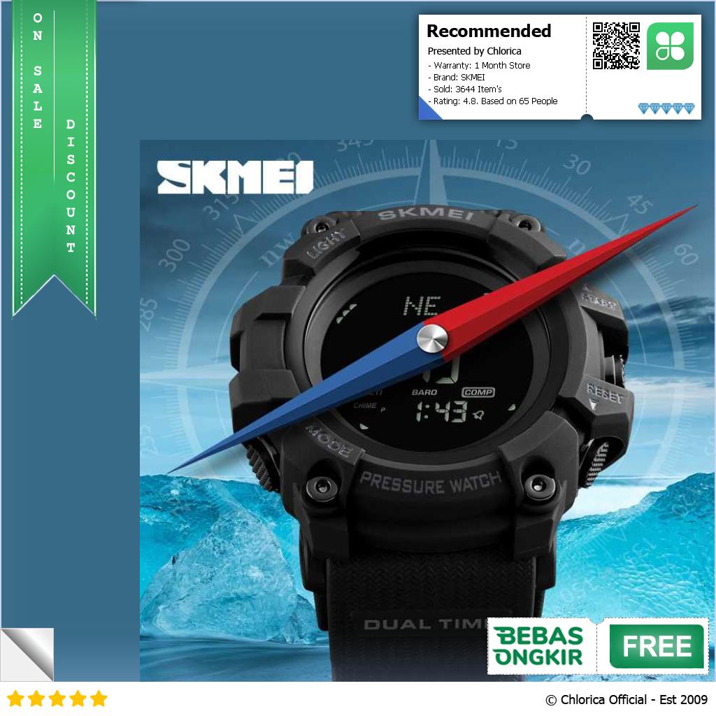 SKMEI Jam Tangan Digital Multifungsi Pria 1358