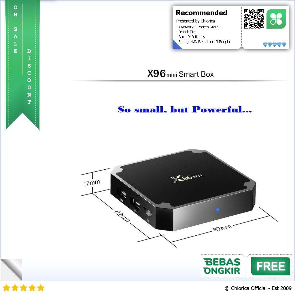 X96 Mini Smart TV Box Android 7.1 DDR3 1GB 8GB