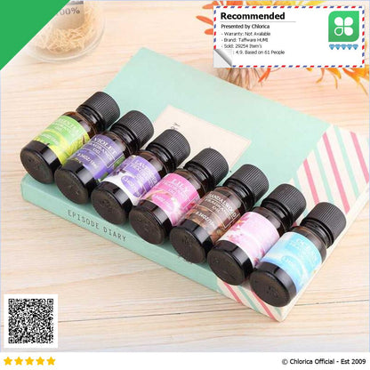 Taffware HUMI Pure Essential Oils Minyak Aromatherapy Diffusers 10ml RH 15