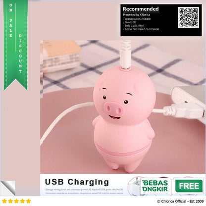 LILO IKOKY Alat Pijat Multifungsi Cute Pig Electric HL 1907