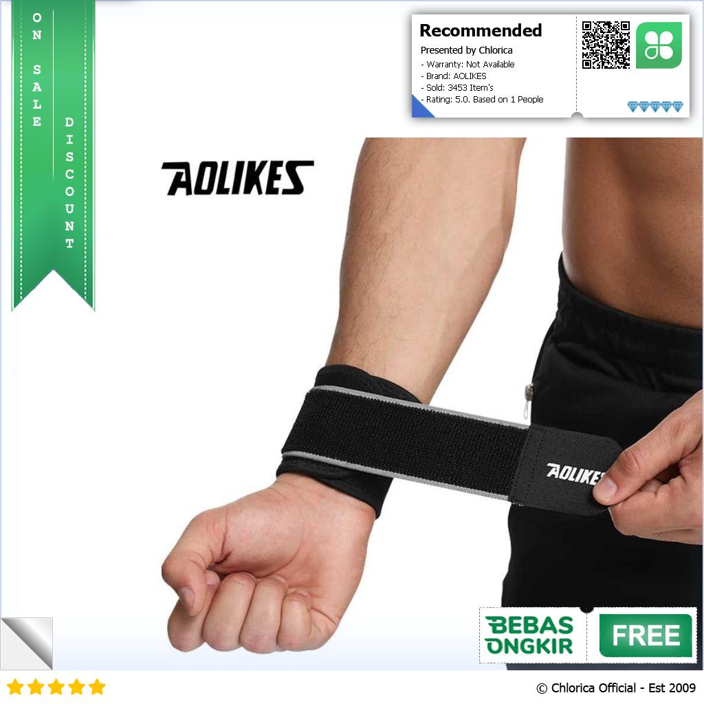 AOLIKES Pelindung Pergelangan Tangan Adjustable Wristband 1 PCS A 7938