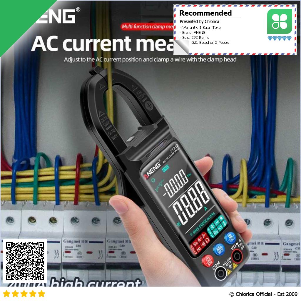 ANENG Tester Listrik Digital Clamp Meter ST212