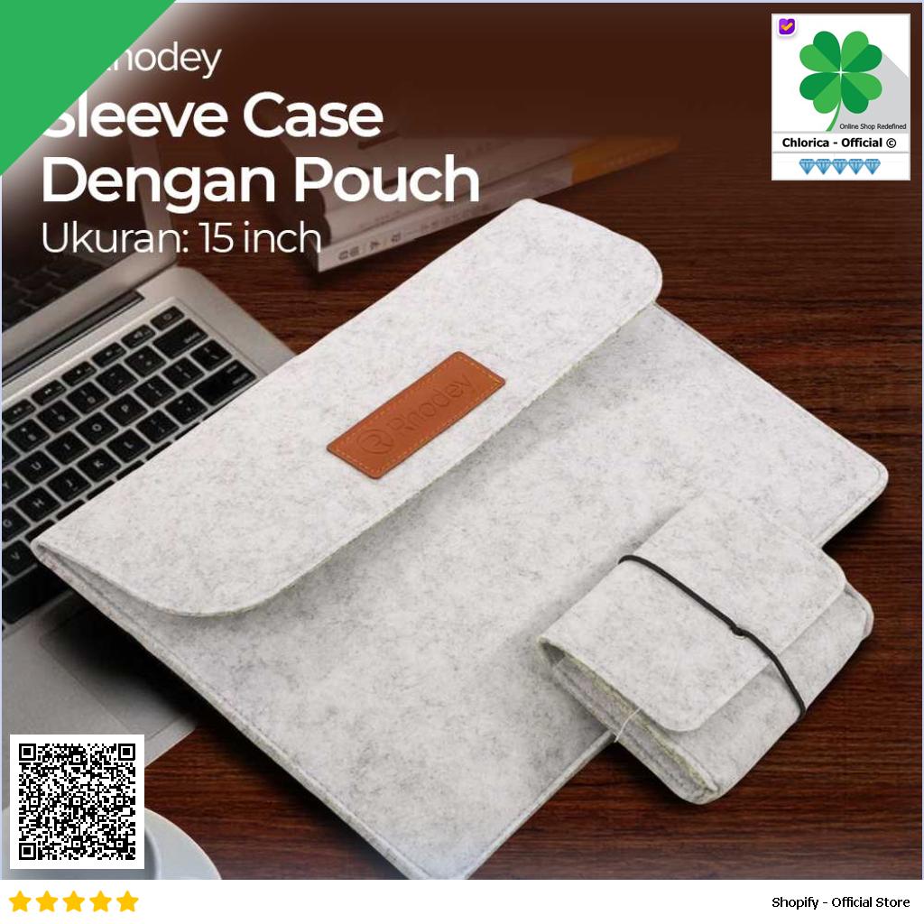 Rhodey Sleeve Case Laptop Macbook Felt with Pouch AK01