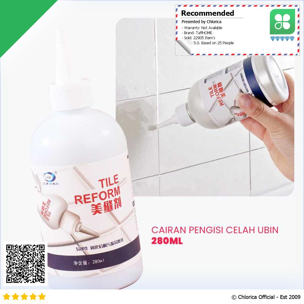 TaffHOME Cairan Pengisi Celah Ubin Tile Gap Sealer 280ml TG17