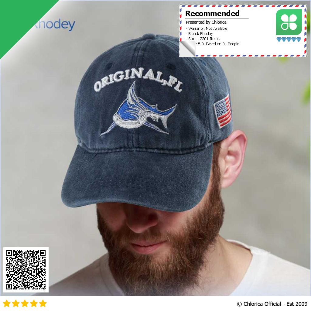 Rhodey Topi Baseball Cap Model Shark Original FL P1