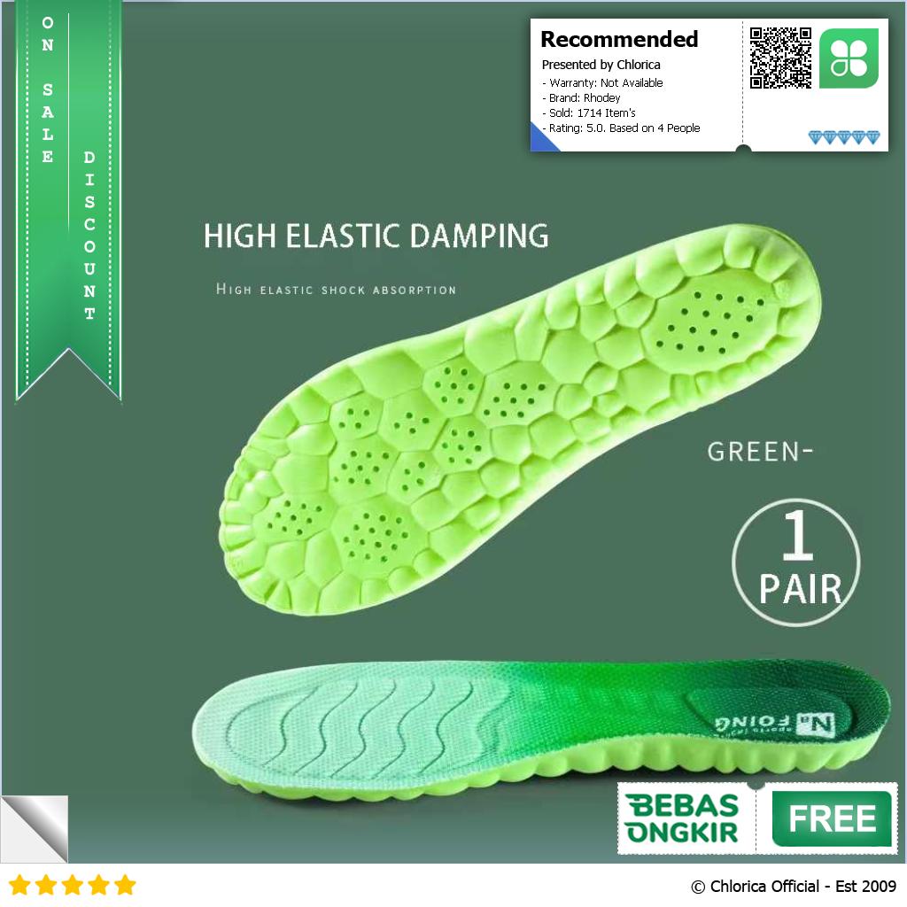 Rhodey Insole Sepatu Alas Kaki Orthopedic Breathable 4D 6031