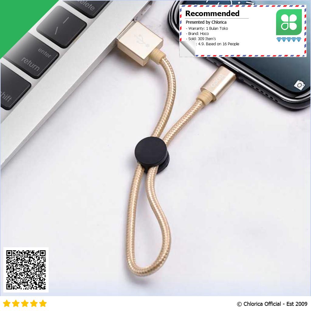 Hoco Premium Kabel Data USB Type C Multifungsi Fast Charging 3A 25cm X35