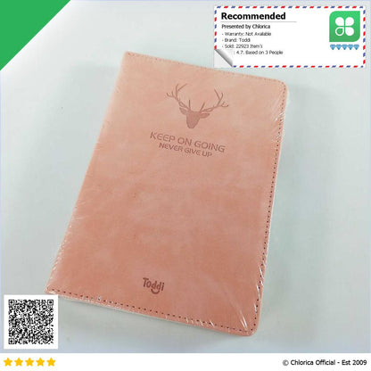 Toddi Buku Catatan Harian Notebook Diary Cover Kulit 180 Lembar A5 CW 5025