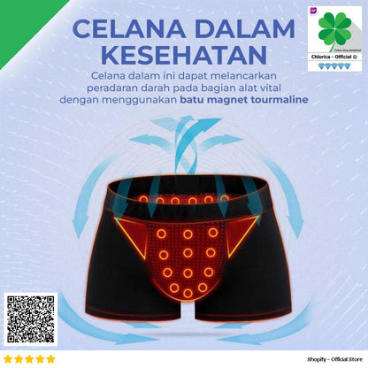 VK Celana Dalam Pria Prostate Magnetic Therapy A004