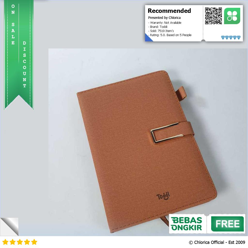 Toddi Notebook Buku Jurnal Catatan Diary Cover Kulit A5 JSK25