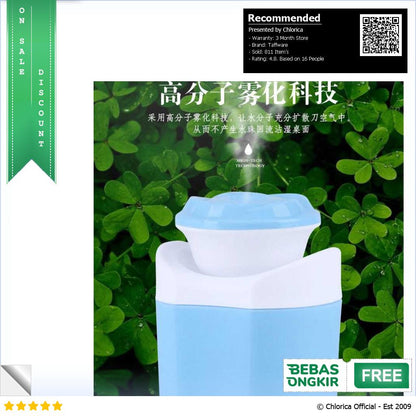 Taffware USB Air Humidifier Mobil Flower Style 250ml MX 001