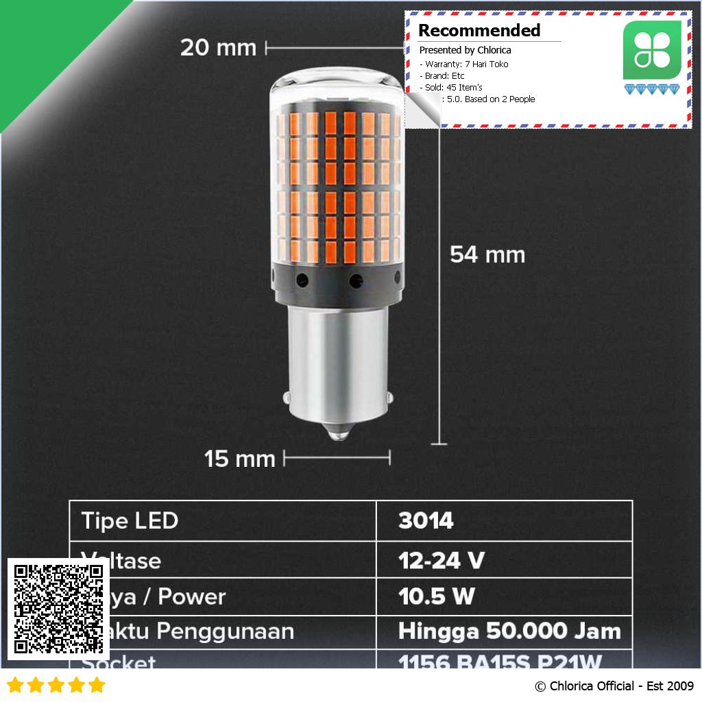 Hamy Lampu Sein Mobil LED 3014 SMD 1156 BA15S P21W 1 PCS BA15S