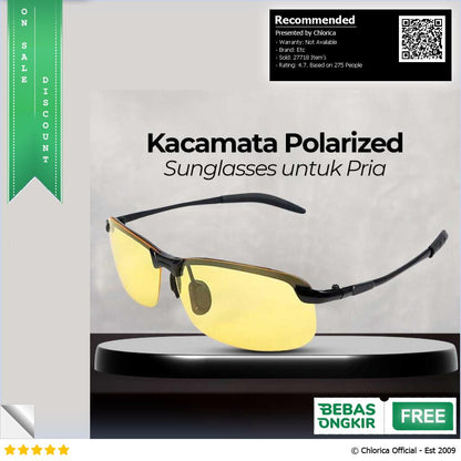 SOZO Kacamata Polarized Sunglasses untuk Pria 3403