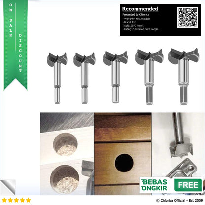 Vsharp Mata Bor Pelubang Kayu Wood Forstner Drill Bit 1 PCS 430